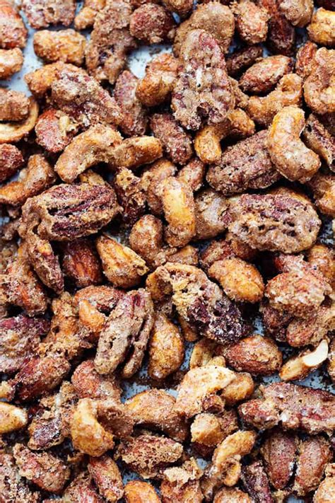 Roasted Cinnamon Sugar Candied Nuts | The Recipe Critic