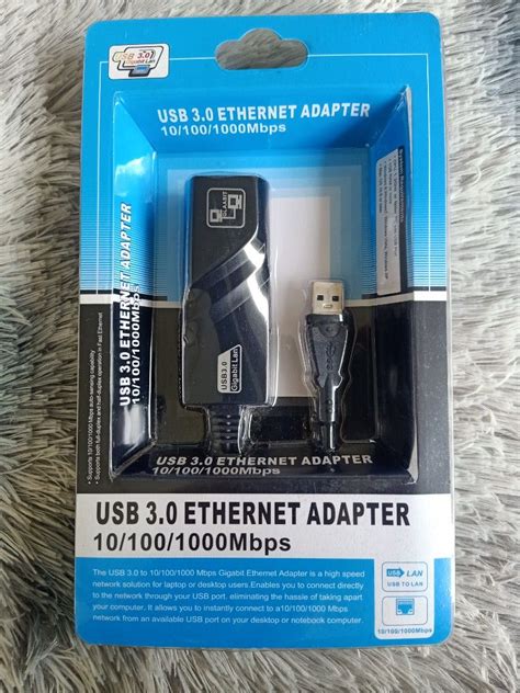 USB 3.0 to Ethernet Adapter, Computers & Tech, Parts & Accessories, Networking on Carousell