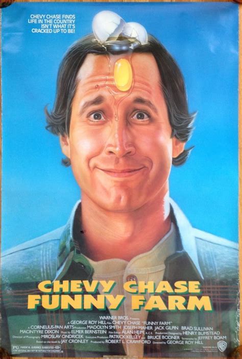 CHEVY CHASE FUNNY FARM MOVIE POSTER : Lot 339