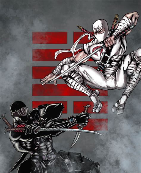 ArtStation - Snake Eyes vs Storm Shadow