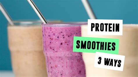 Protein Smoothies 3 Ways | SO VEGAN – VeganVideo