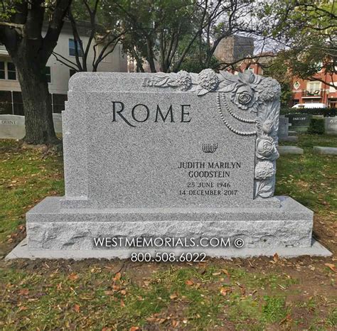 Rome Jewelry Carved Monument - West Memorials