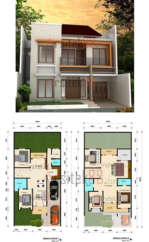 Contoh Denah Rumah Minimalis Mungil | Blog Interior Rumah Minimalis