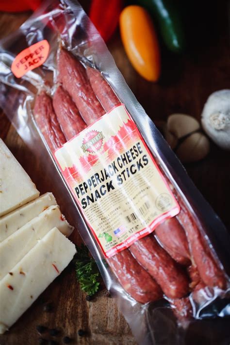 Pepperjack Cheese Snack Stick 1lb - Sanders Meats