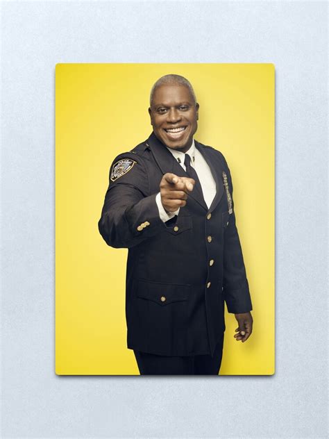 "Captain Holt Brooklyn 99 Poster " Metal Print by ScottishCookie ...