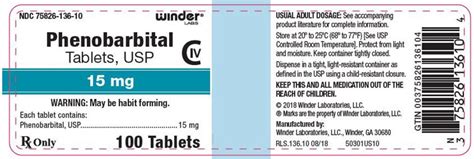 Phenobarbital - FDA prescribing information, side effects and uses