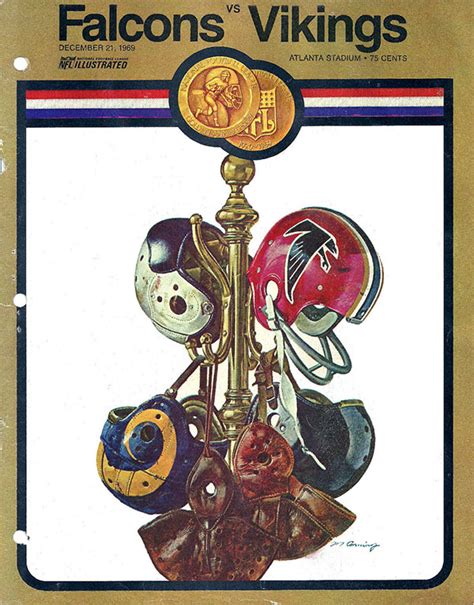 NFL Program: Atlanta Falcons vs. Minnesota Vikings (December 21, 1969 ...