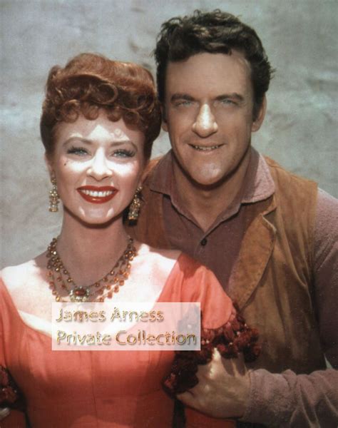 James Arness Private Collection Gunsmoke Young Matt & Kitty 8 x 10 Color Photo | James arness ...