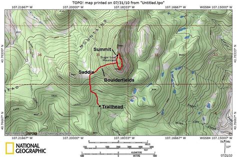 Sugarloaf Mountain Map : Photos, Diagrams & Topos : SummitPost