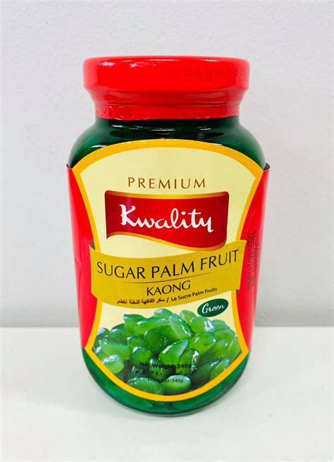 Kwality Sugar Palm Fruit (Kaong) GREEN 340g - Manila Grocers