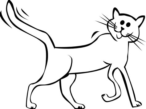 Cat Clipart Black And White - ClipArt Best