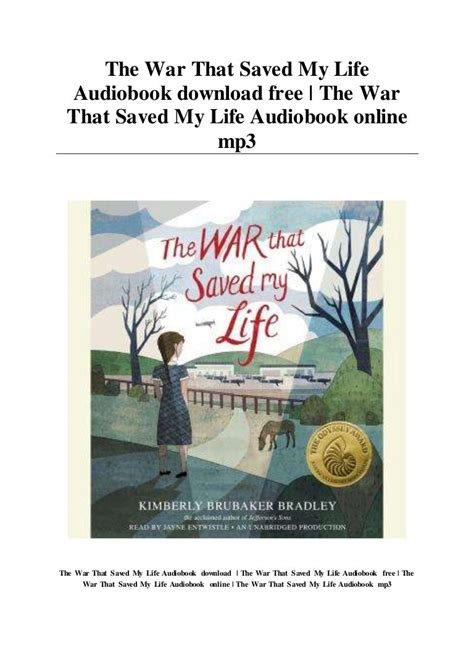 The War That Saved My Life Audiobook download free | The War That Sav…