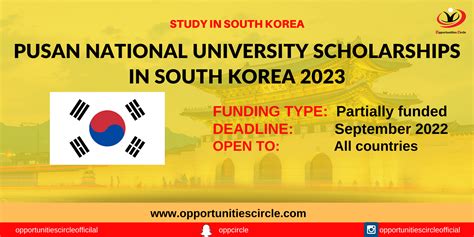 Pusan National University Scholarships in South Korea 2023 - Opportunities Circle