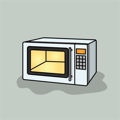 Microwave Oven The Illustration 13020432 Vector Art at Vecteezy