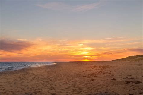 Beach Sunset Sand Royalty-Free Stock Photo