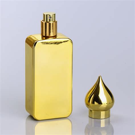 50ml UV gold color glass spray arabian perfume bottle, High Quality ...