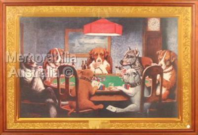 Poker Dogs Framed Poster :: Bar :: Posters & Prints :: Memorabilia ...