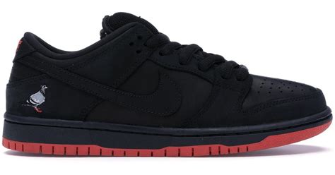 Nike Sb Dunk Low Black Pigeon for Men - Lyst