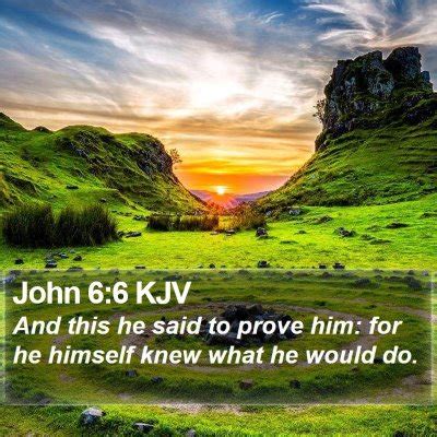 John 6 Scripture Images - John Chapter 6 KJV Bible Verse Pictures