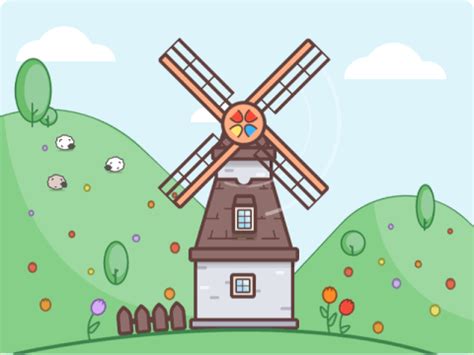 windmill | GIF | PrimoGIF