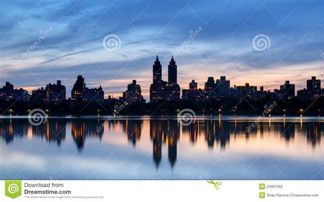 Central Park West stock photo. Image of high, water, park - 24921562