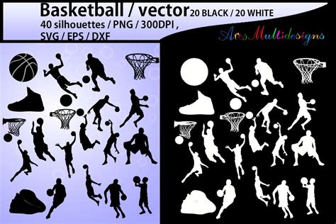 basketball svg / basketball silhouette / basketball players silhouette / HQ / baseketball SVG ...