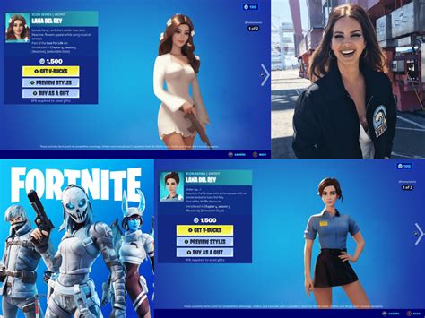 Is the Lana Del Rey skin available in Fortnite?