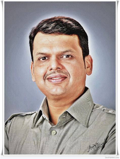 Digital Painting Of Devendra Fadnavis – Chief Minister of Maharashtra ...