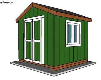 8x12 Gable Shed Plans Garden Shed Plans (Instant Download) - Etsy