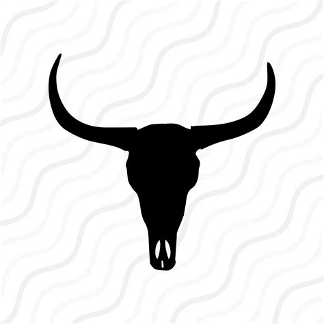 Bull Skull SVG Bull Head Svg Bull Horns Cow Skull SVG Cut - Etsy UK