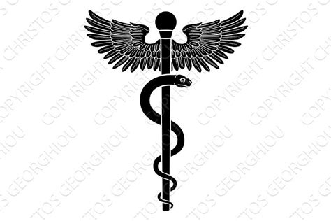 Rod of Asclepius Medical Symbol | Medical symbols, Symbols, Medical