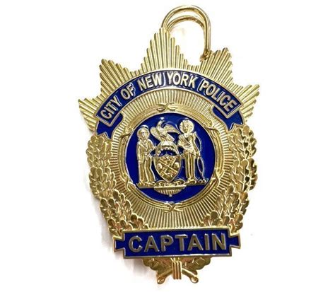 Nypd Captain Badge