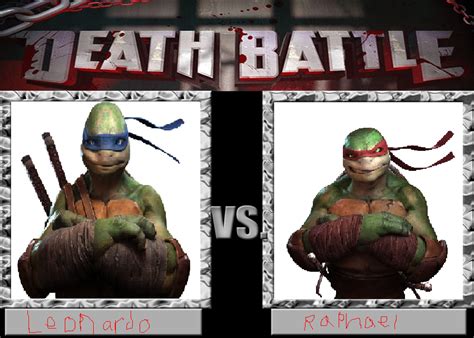 Death Battle Leonardo Vs Raphael by masonartcarr on DeviantArt