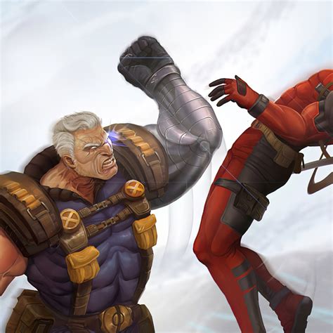 2932x2932 Cable Deadpool Fight Ipad Pro Retina Display ,HD 4k ...