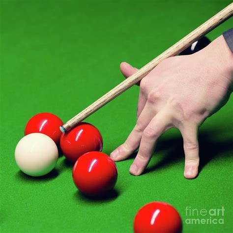 Snooker Shot Photograph by Microgen Images/science Photo Library