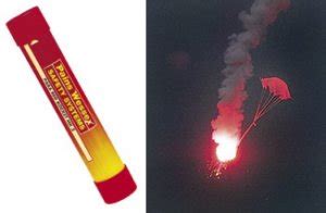 The rocket parachute flare shall: