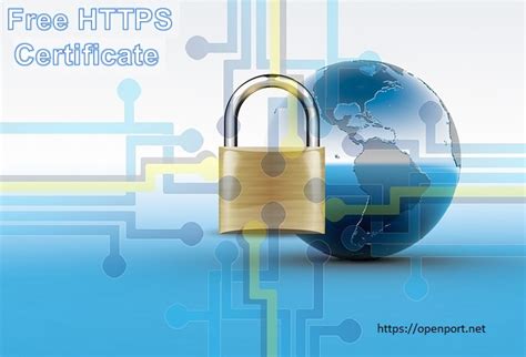 How to create a free https certificate for your website - Open Port