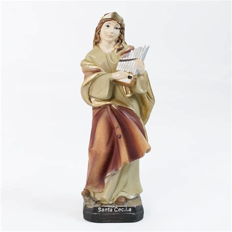 Statua Santa Cecilia 15cm | Galleria San Pietro