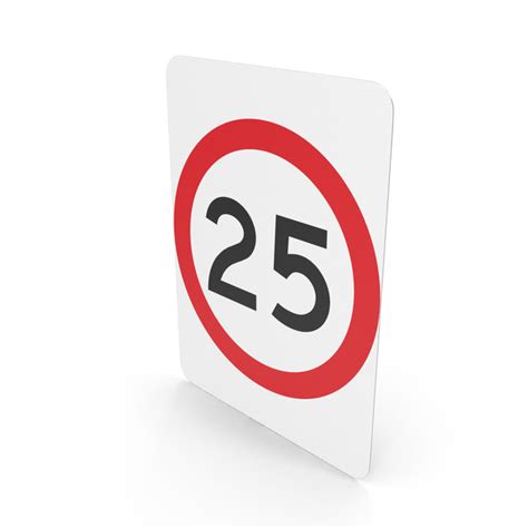 Australian Sign Speed Limit 25 PNG Images & PSDs for Download ...