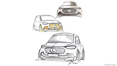 2023 Mercedes-Benz T-Class - Design Sketch | Caricos