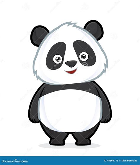 Panda standing stock vector. Illustration of chinese - 48564775