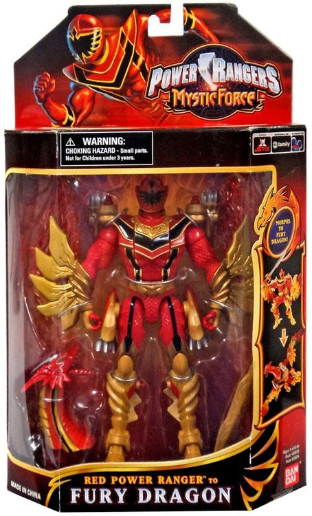 Power Rangers Mystic Force Red Ranger to Fury Dragon Action Figure Bandai America - ToyWiz