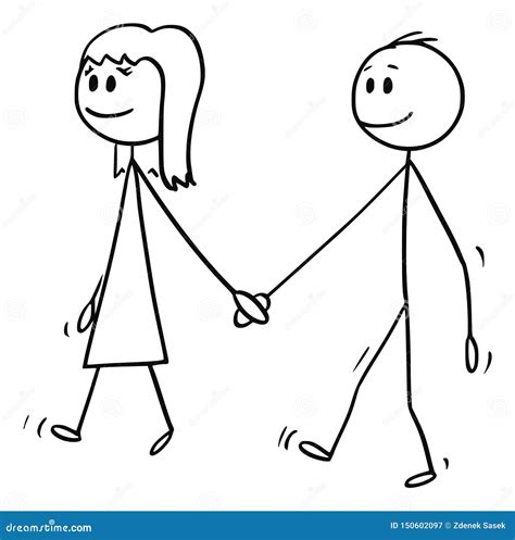 画像をダウンロード drawing holding hands boy and girl love image 257830