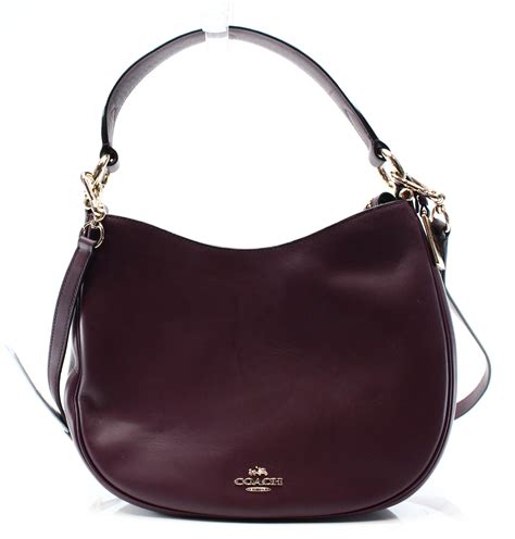 Coach - Coach NEW Red Oxblood Glovetanned Leather Nomad Cross Body Bag Purse - Walmart.com ...