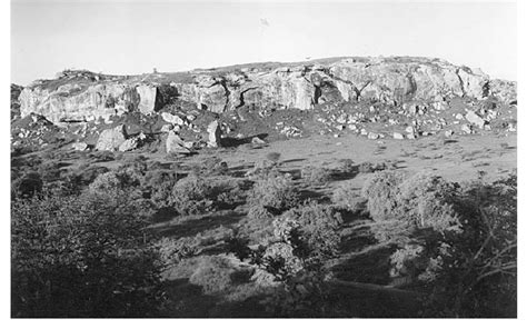 Mapungubwe Hill from the west. The treeless area in front housed... | Download Scientific Diagram