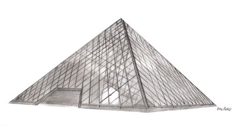 Paris-Pyramide-Du-Louvre-070810-1400-Jpg, Painting by Eric Picard | Artmajeur