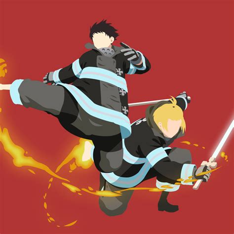2048x2048 Fire Force Anime Ipad Air Wallpaper, HD Minimalist 4K Wallpapers, Images, Photos and ...