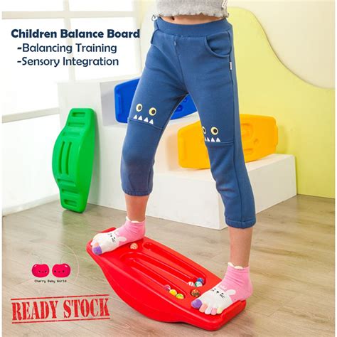 Kids Balance Board Children Balance Board Indoor Activity Children Seesaw Kid Balancing Training ...