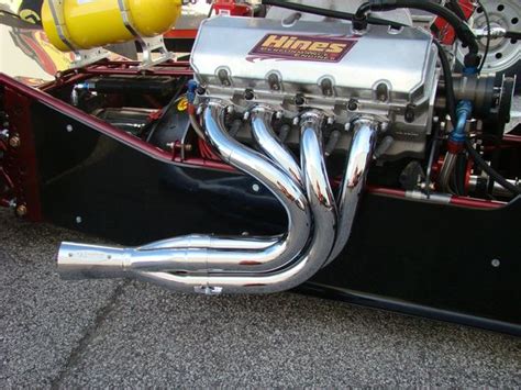 Big Block Chevy Dragster Headers Lightweight Mild Steel (Downswept) James Monroe, Performance ...