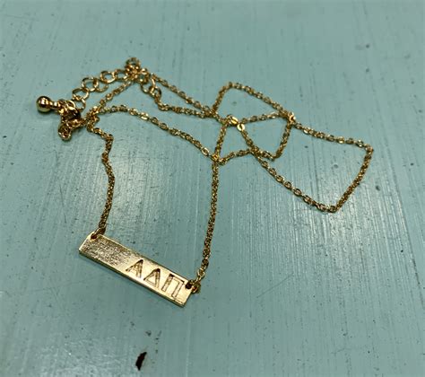 Gold Bar Necklace – the 1851 shop